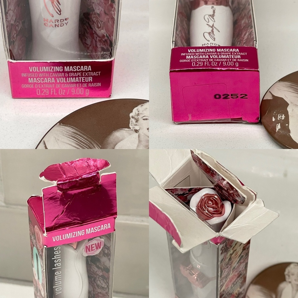 Hard Candy x Marilyn Monroe Volumizing Mascara Caviar infused & Collector Pin - Picture 7 of 11
